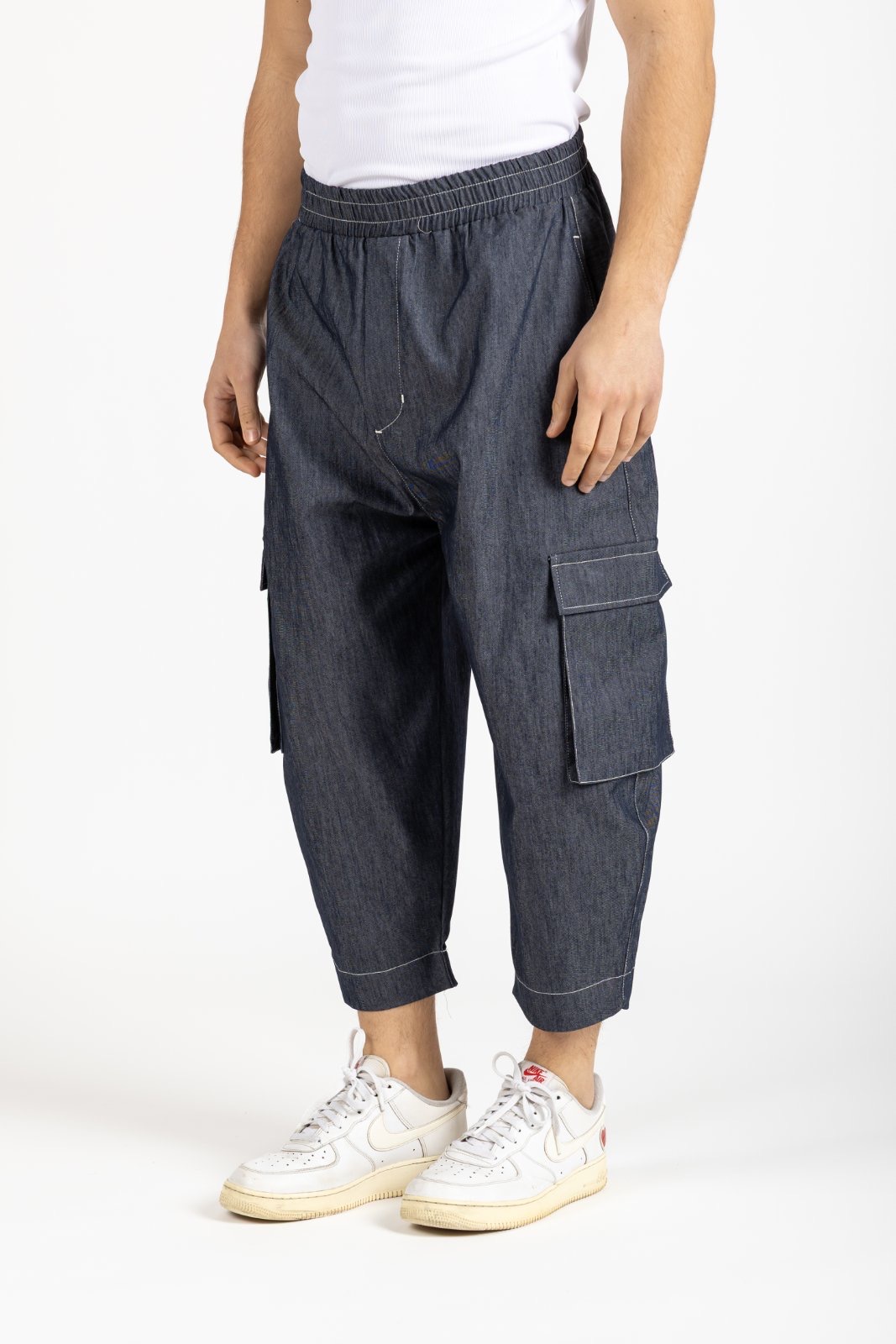 Cargo ballon Denim pants - Image 2