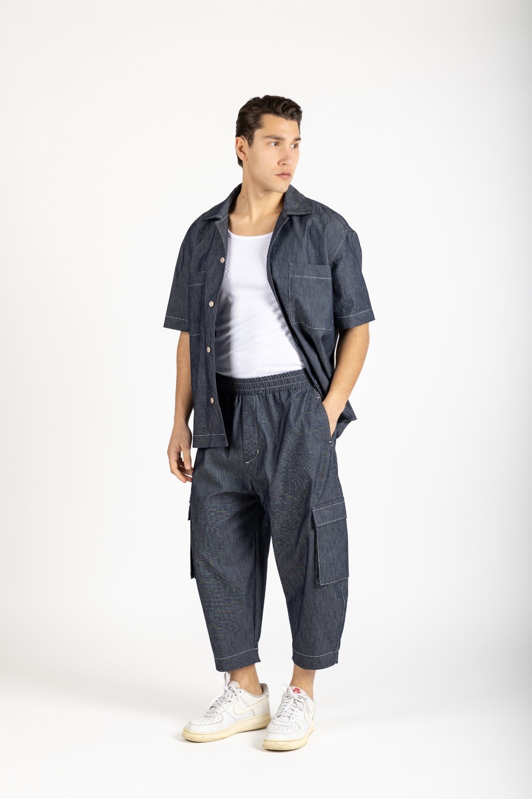 Cargo ballon Denim pants