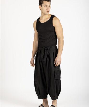 FLOW PLEAT CARGO PANTS